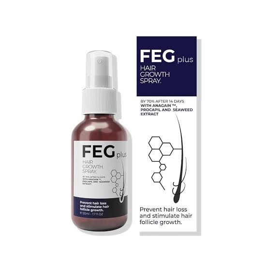 FEG Organic Hair Growth Spray – Stronger, Fuller Hair