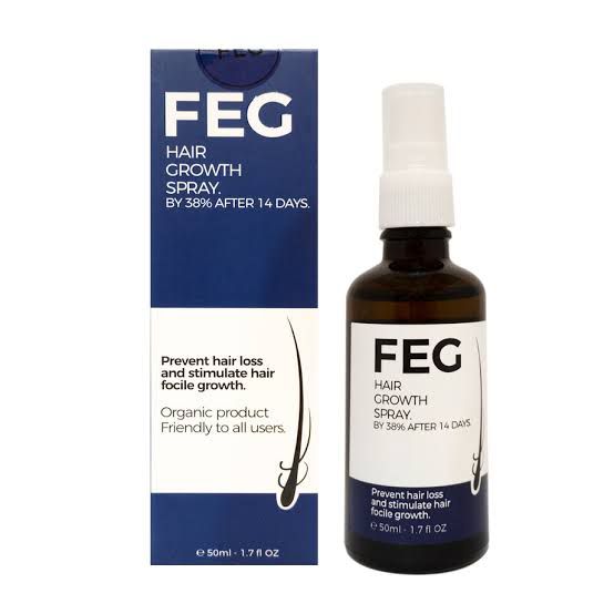 FEG Organic Hair Growth Spray – Stronger, Fuller Hair